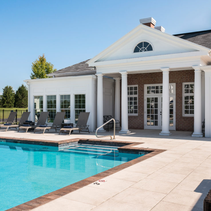 Outdoor pool near the clubhouse