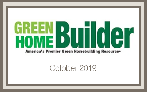 Featured in Green Home Builder Magazine