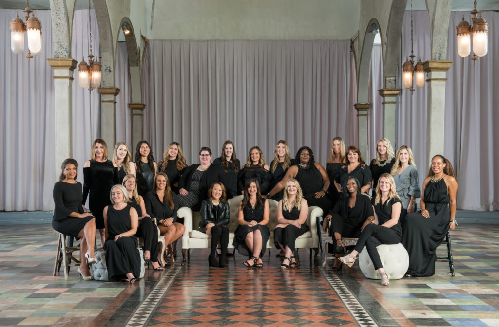 The women of Cortland Design's team in a group photo