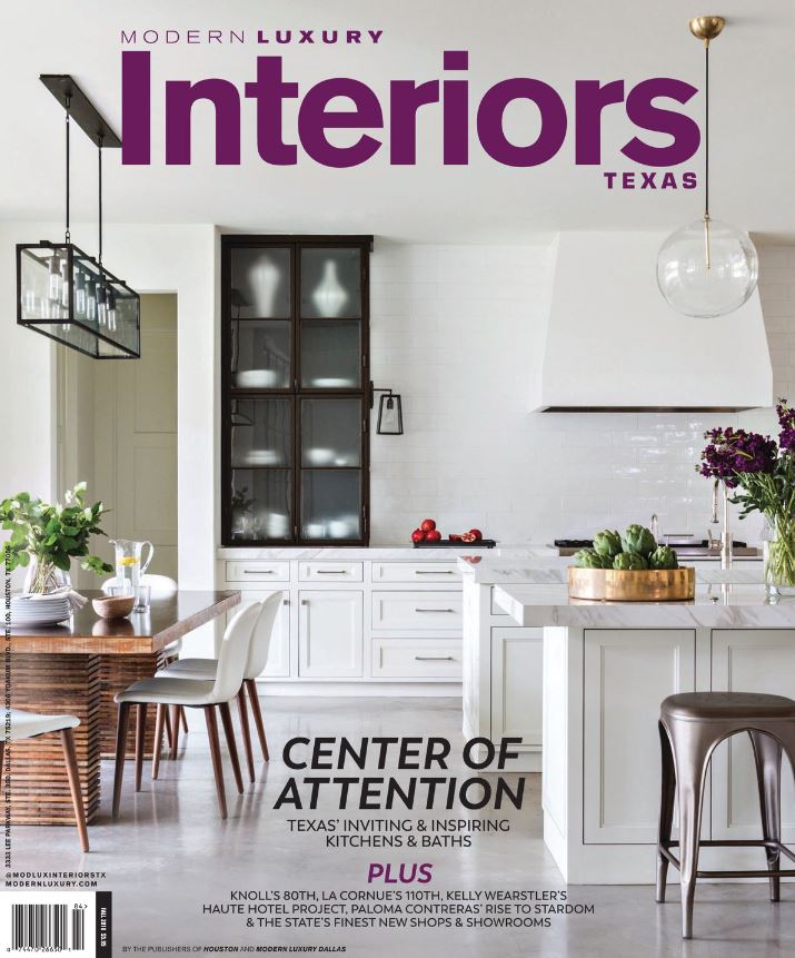 Modern Luxury Interiors Texas magazine cover