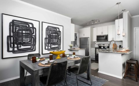 Renovated Kitchen with Dining Table