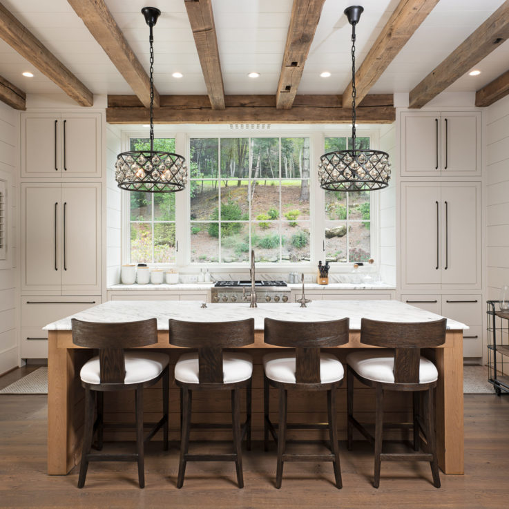 kitchen facing window