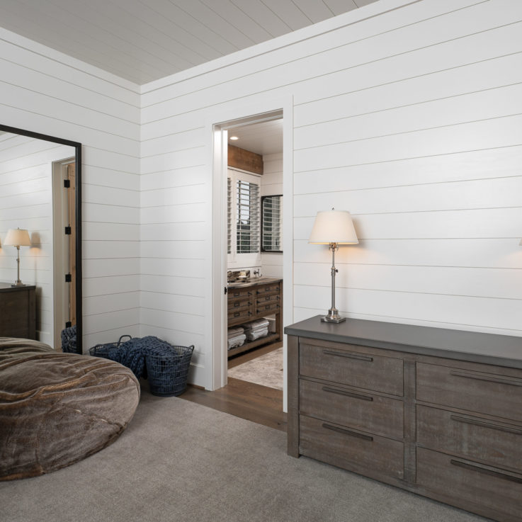 Guest bedroom with dresser