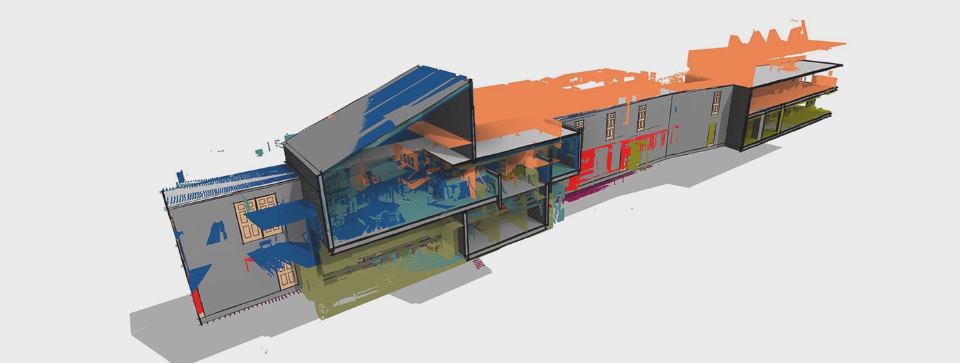 3D rendering of a building